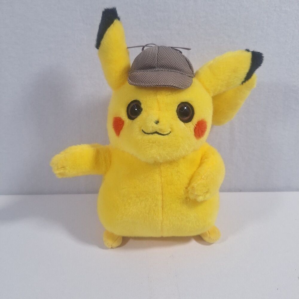Pokemon Detective Pikachu Movie Plush Nintendo Stuffed Animal Toy Doll 2019 Cute